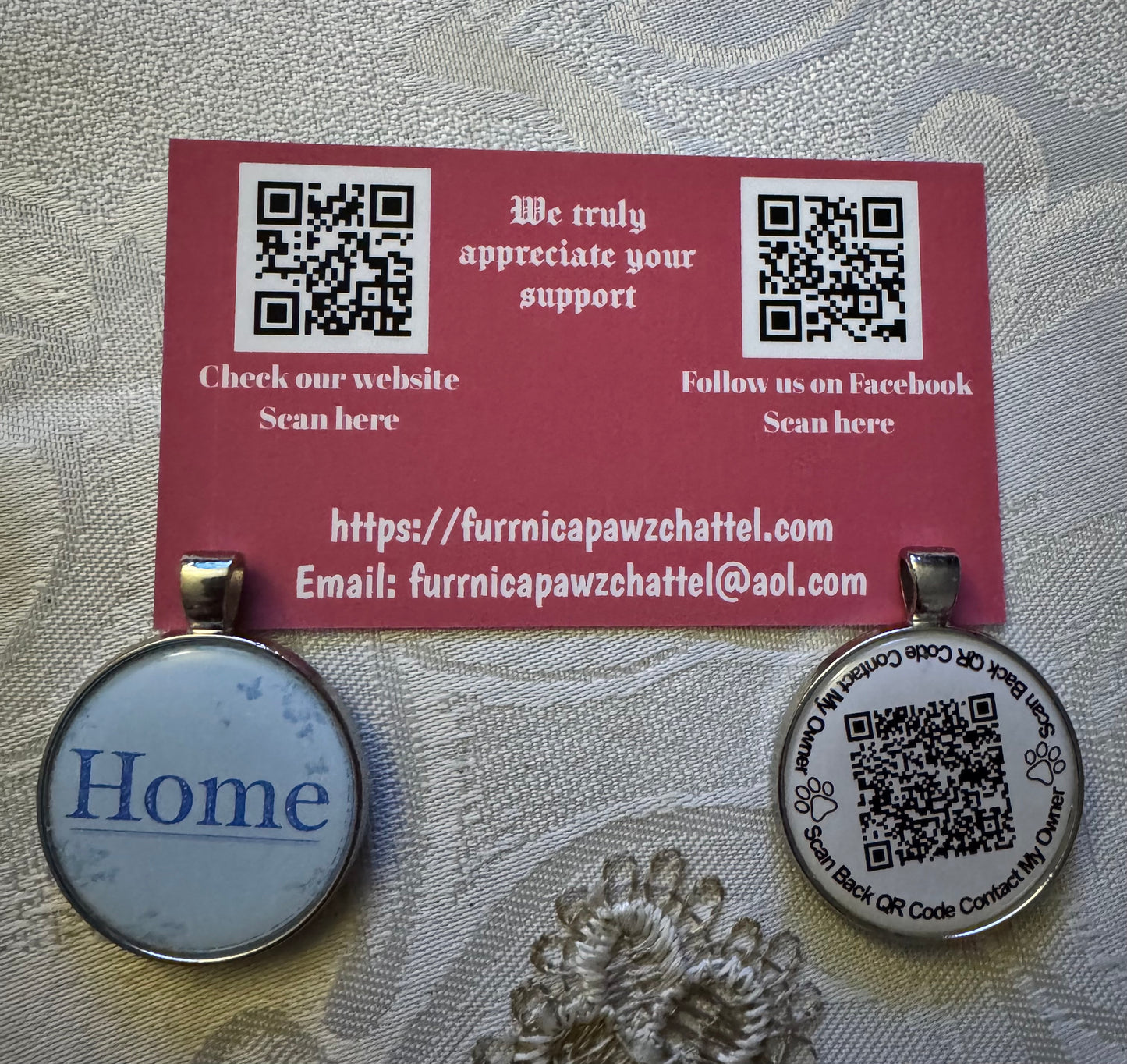 QR Pet Tag
