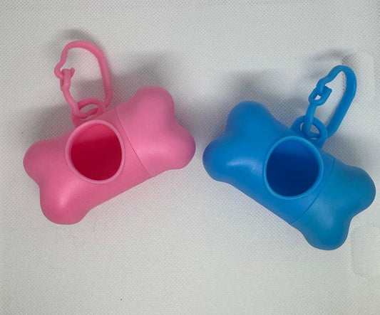 2 PCS Bone-Shape Dog Poop Bag Dispenser