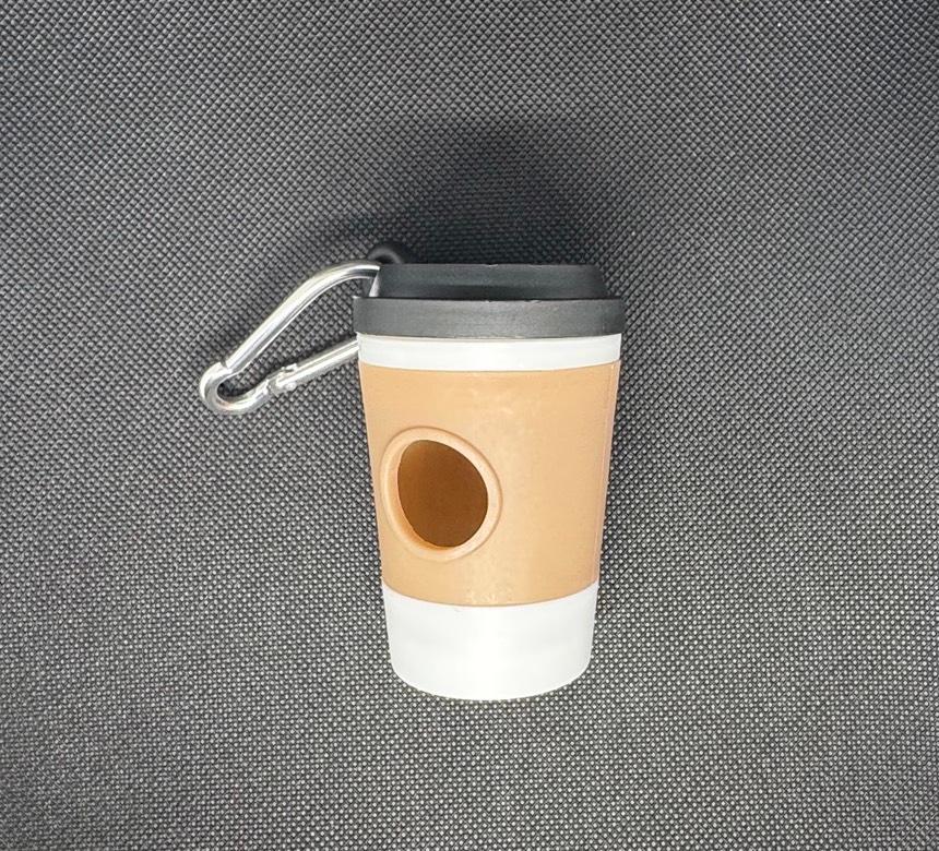 Coffee Cup-shaped Pet Poop Bag Dispenser