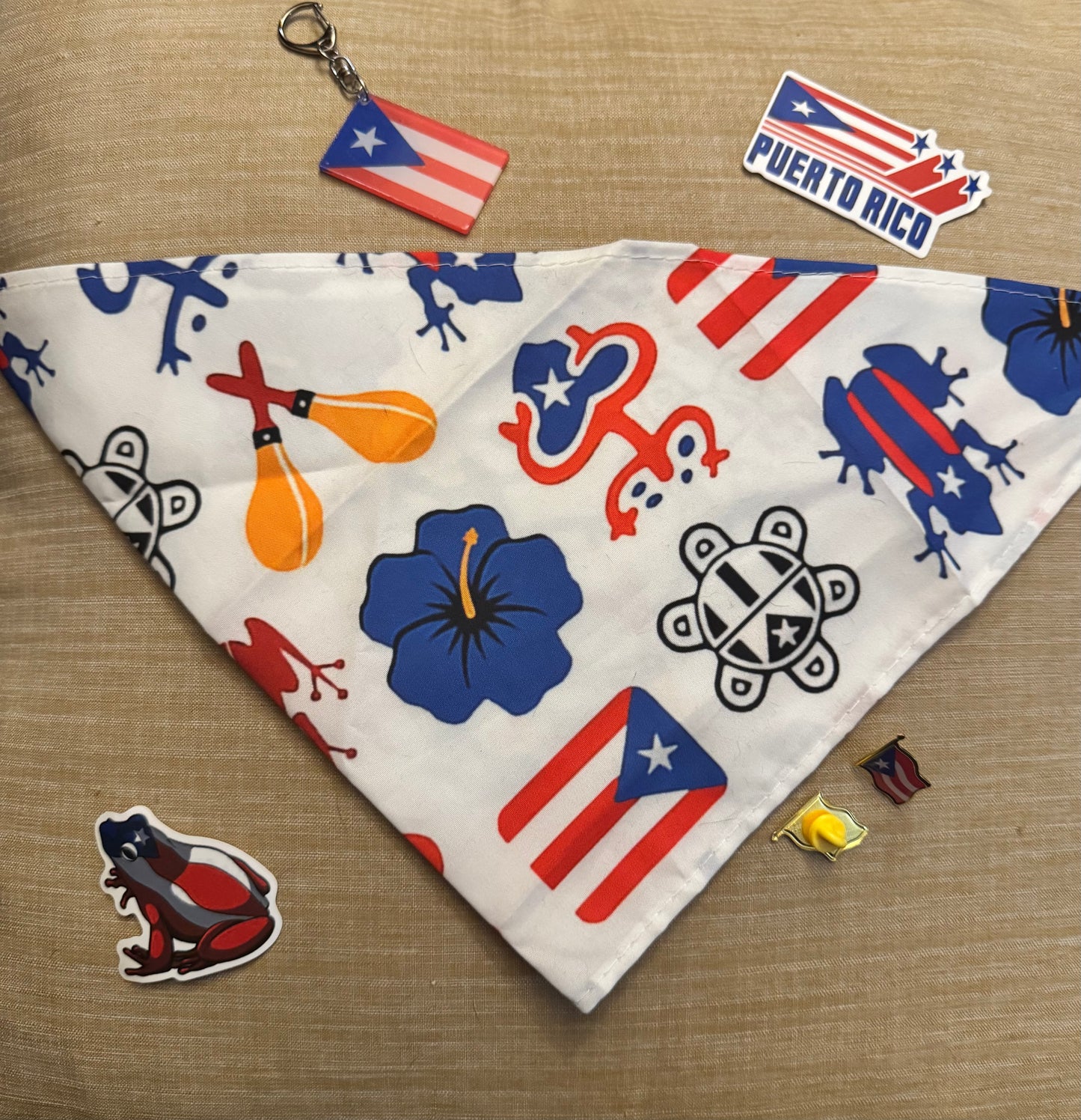 Puerto Rico Pet Bandana 1PC
