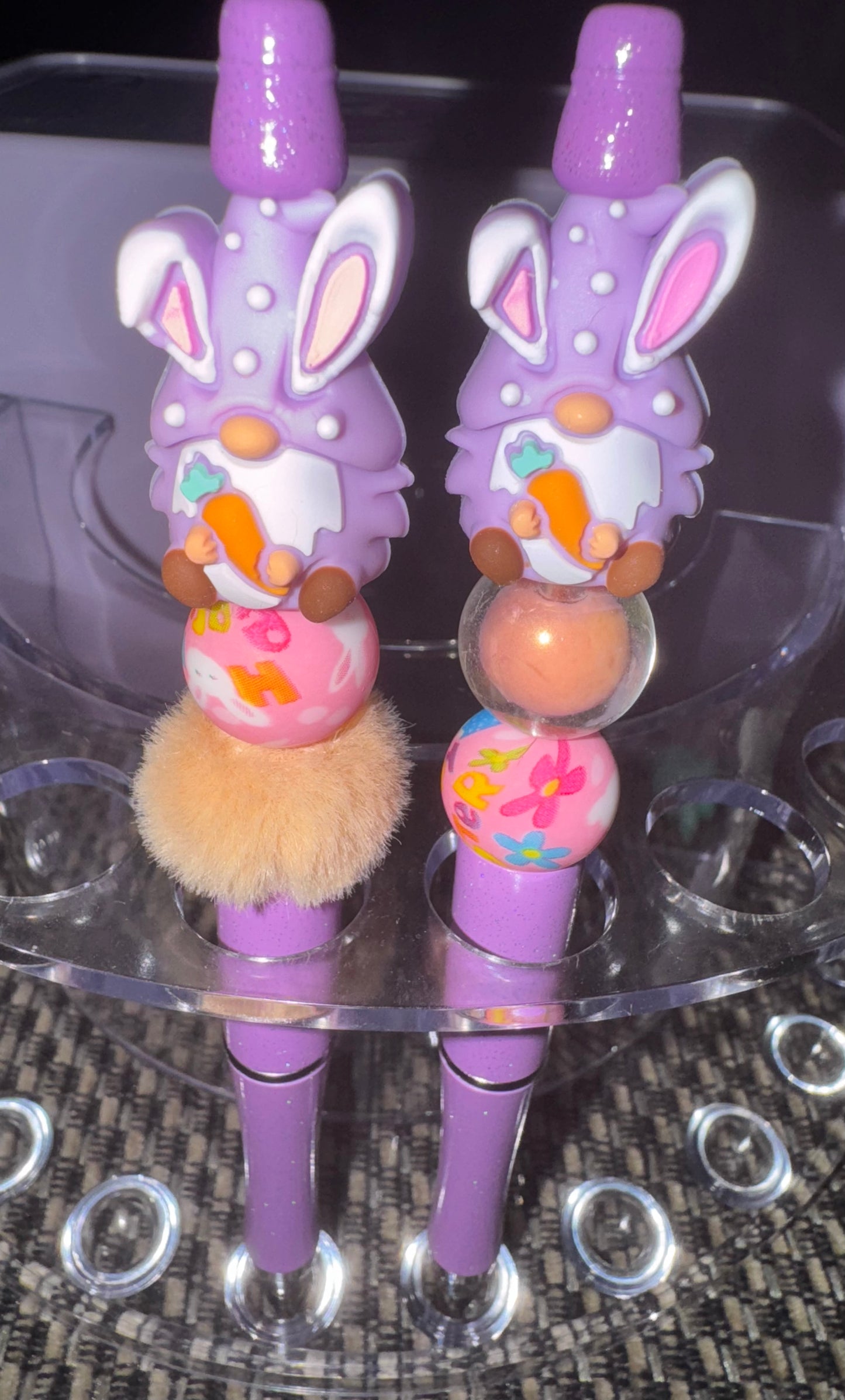 Beaded 3D Bunny Pens