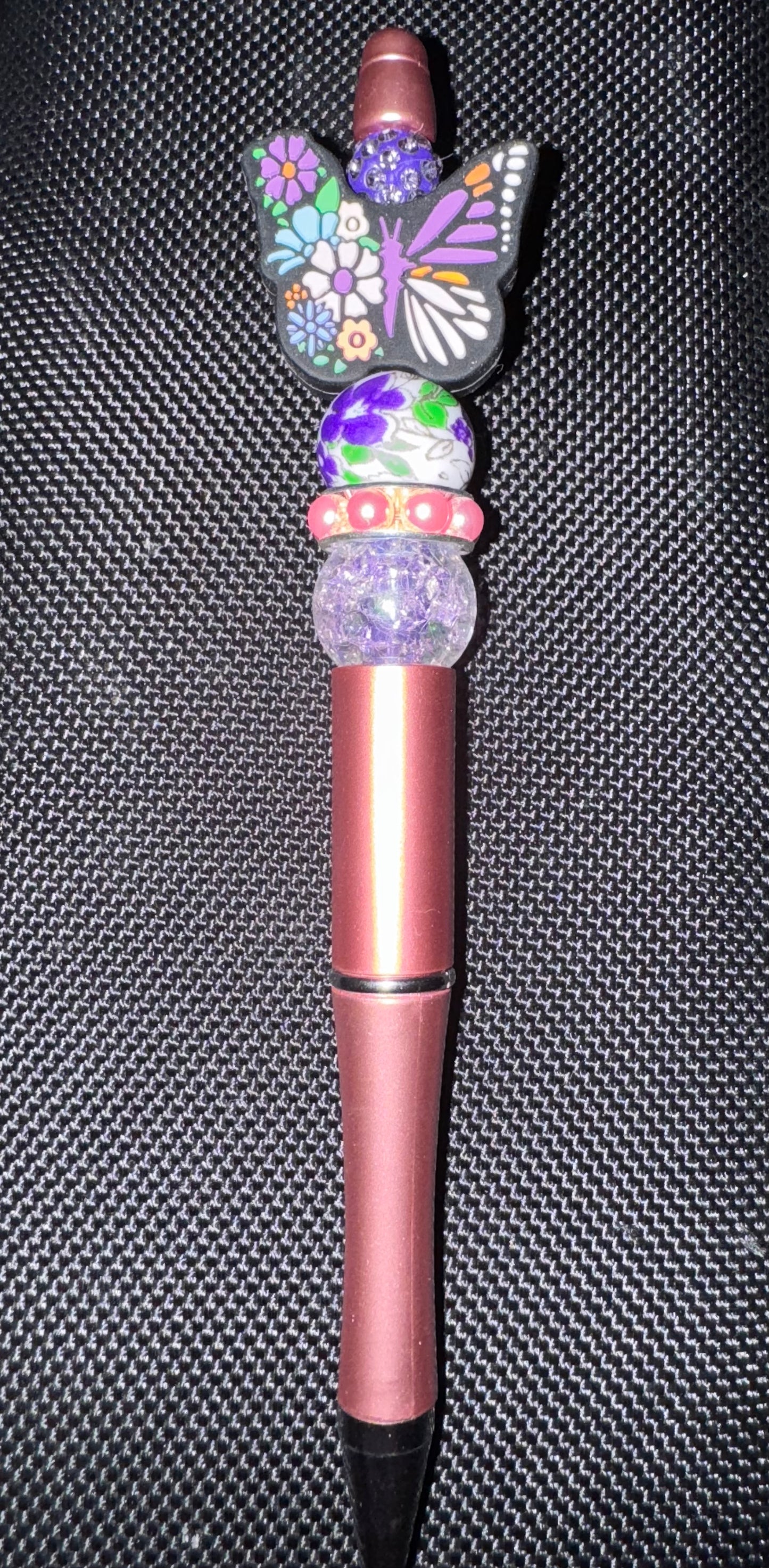 Beaded Butterfly Pens