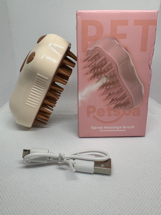 Steam Pet Brush For Cats & Dogs