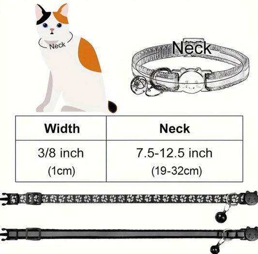 2pcs Breakaway Cat Collar