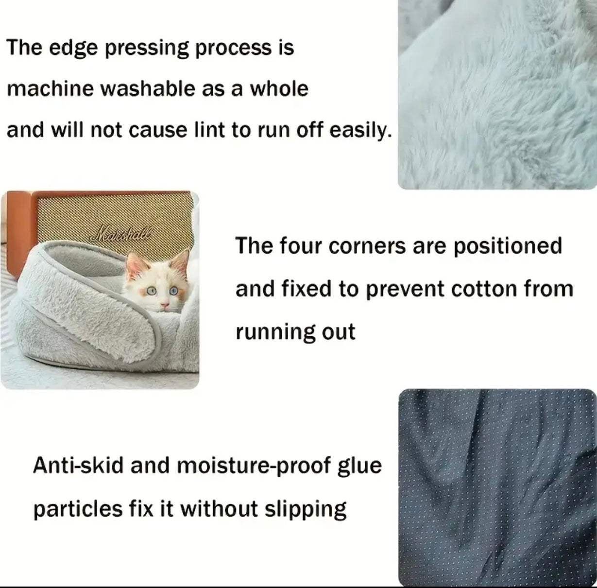 Cat-Shaped Pet Bed