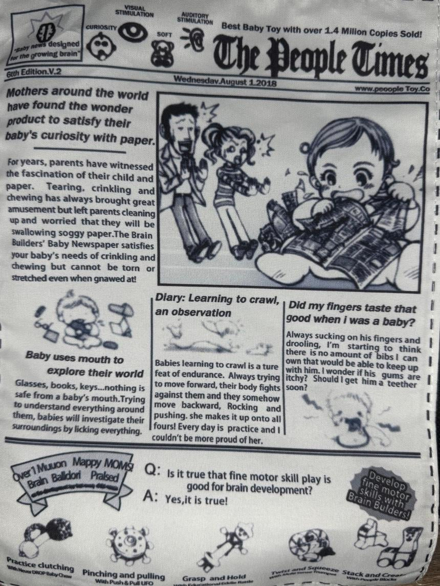 Crinkle Newspaper Toy For Dogs