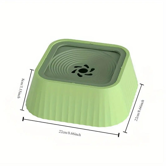 Non-Spill Pet Water Bowl for Cats and Dogs, Splash-Free Design