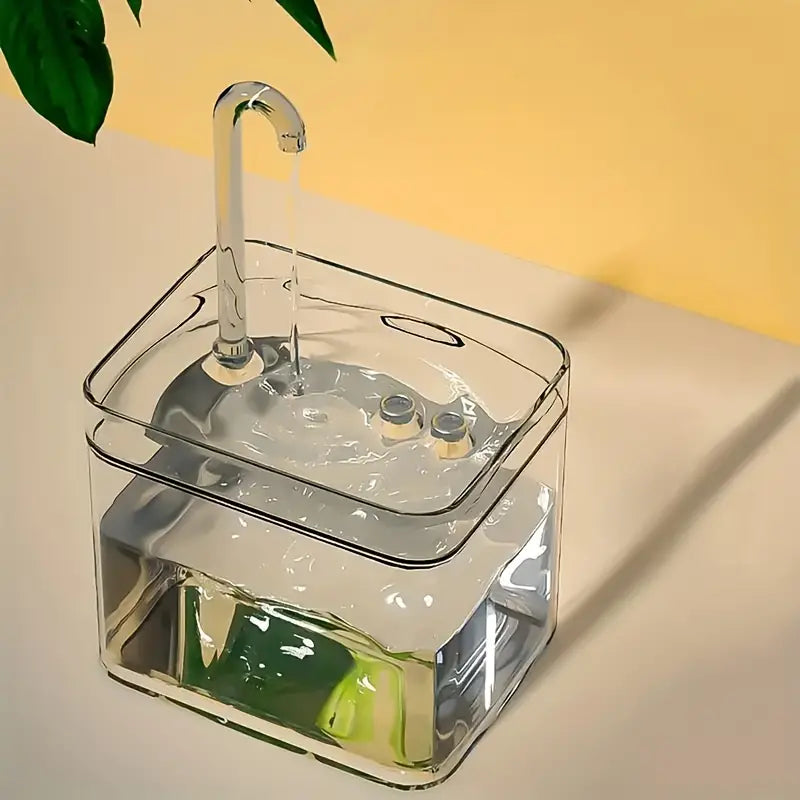 Pet Water Fountain-Black Transparent