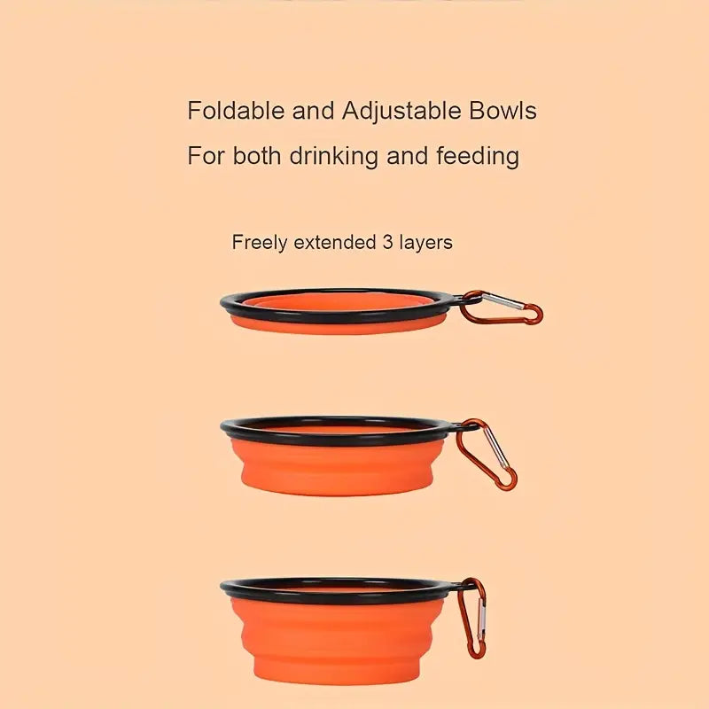 Portable Pet Collapsible Bowl