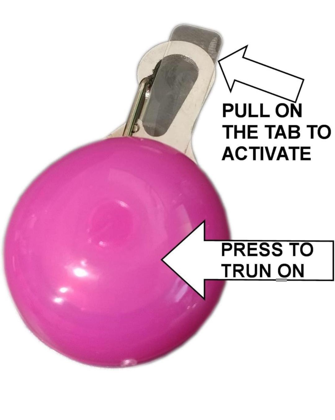 LED Safety Collar Light Charm