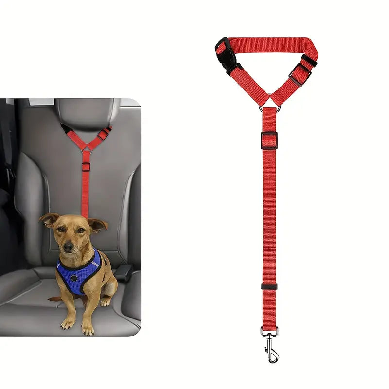 Car Headrest Restraint Adjustable Safety Leads Vehicle Seatbelt Harness