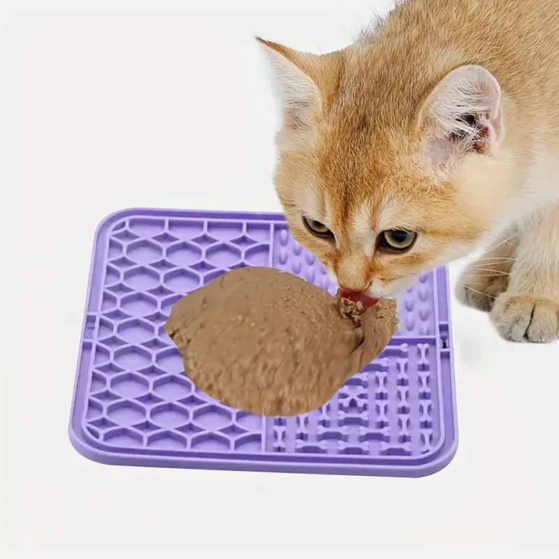 Slow Feeder Lick Mat with suction cups for Dogs or Cats (Other Colors coming soon)