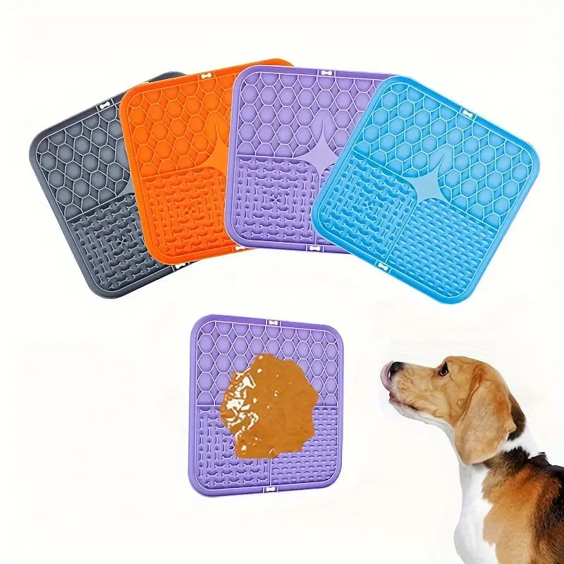 Slow Feeder Lick Mat with suction cups for Dogs or Cats (Other Colors coming soon)