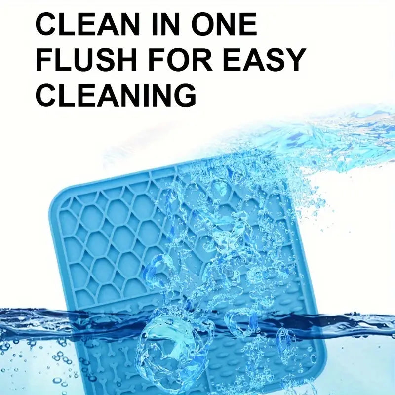 Slow Feeder Lick Mat with suction cups for Dogs or Cats (Other Colors coming soon)