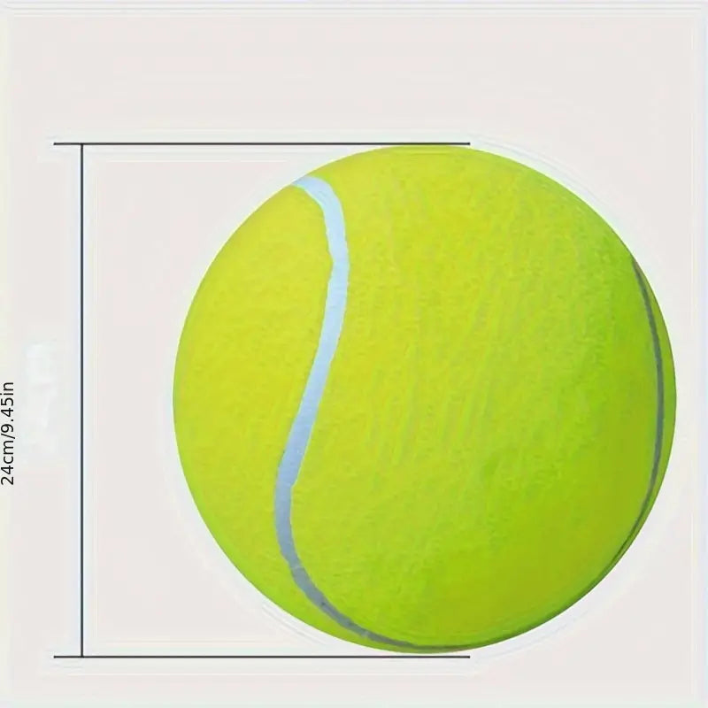 Interactive Dog Tennis Ball - Bouncy & Perfect for Small to Medium Breeds - Ideal for Training & Outdoor Play, Encourages Active Exercise